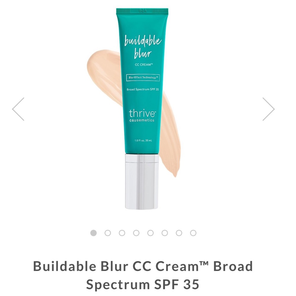 BNIB Thrive Causemetics Buildable Blur CC CREAM